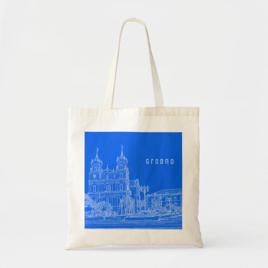 Grodno Belarus Architecture City Uitzicht Cathedra Tote Bag (Voorkant)