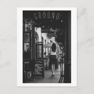 Grodno Belarus Architecture City Uitzicht People Briefkaart