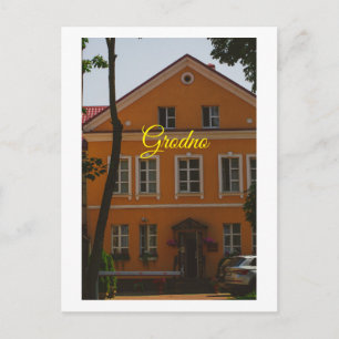 Grodno Belarus Architecture Street Building Briefkaart