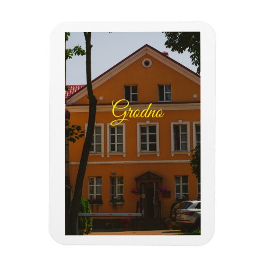 Grodno Belarus Architecture Street Building Magneet (Verticaal)