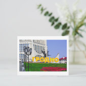 Grodno Belarus City Architecture Life Briefkaart (Staand voorkant)
