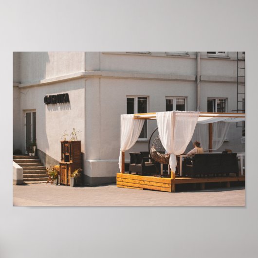 Grodno Belarus City Architecture Life People Poster (Voorkant)