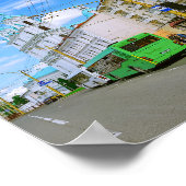 Grodno Belarus Cityscape Architecture City Uitzich Poster (Hoek)