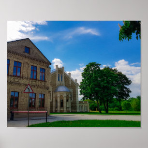 Grodno Belarus Cityscape Architecture Synagogue Poster