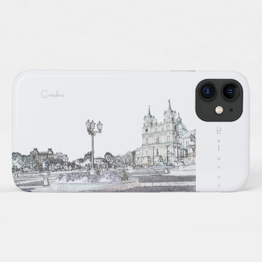 Grodno Hrodna Belarus Architecture iPhone 11 Hoesj Case-Mate iPhone Case (Achterkant (horizontaal))
