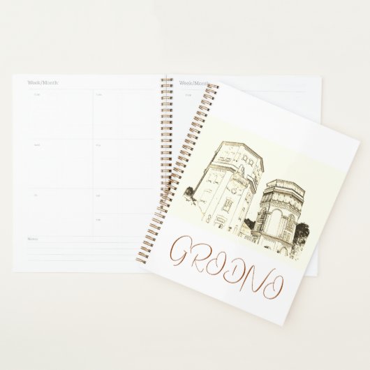 Grodno Hrodna Belarus Architecture Water Towers Planner (Display)