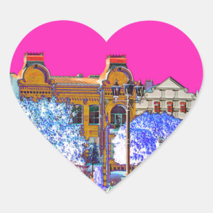 Grodno Wit-Rusland Architectuur Hart Sticker