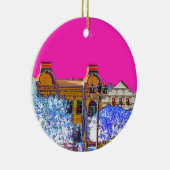 Grodno Wit-Rusland Architectuur Keramisch Ornament (Rechts)