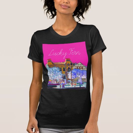 Grodno Wit-Rusland Architectuur T-shirt (Voorkant)
