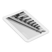 Grodno Wit-Rusland Minimalisme van de Sovjetarchit Magneet (Rechterzijde)