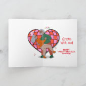 Groef in mijn hart deze Valentijnsdag Feestdagen Kaart (Binnen)