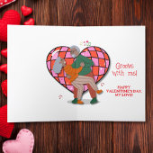 Groef in mijn hart deze Valentijnsdag Feestdagen Kaart