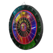 Groef in Stijl met Onze Spin Me Rechts Ronde Dartbord (Voorkant Rechts)