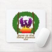 Groef logo met tekst muismat (Met muis)