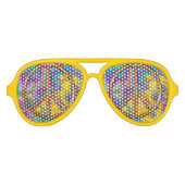 Groef van 60 aviator zonnebril (Voorkant)