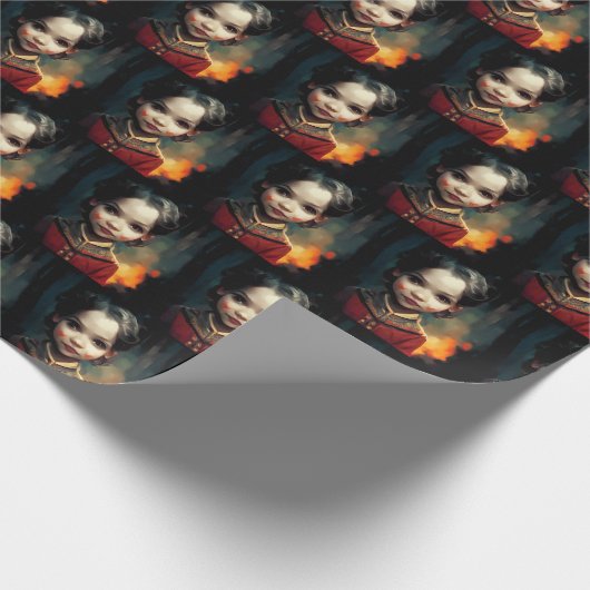 Groef zit in het hart cadeaupapier (Hoek)