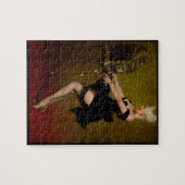 groefmachine Pinup Girl Legpuzzel (Horizontaal)