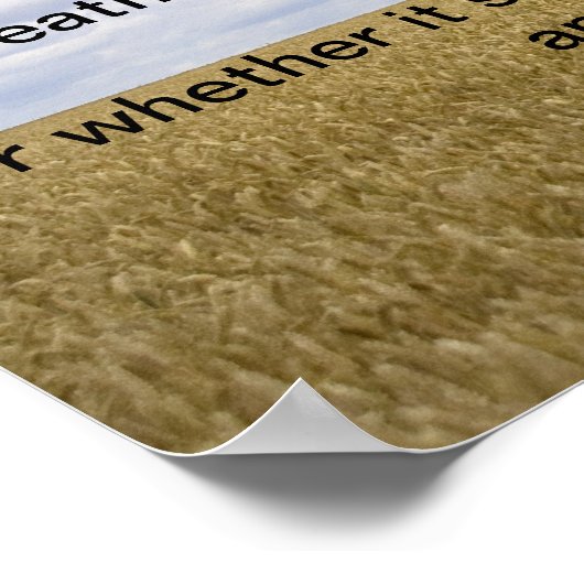 Groeheid op aarde poster (Hoek)