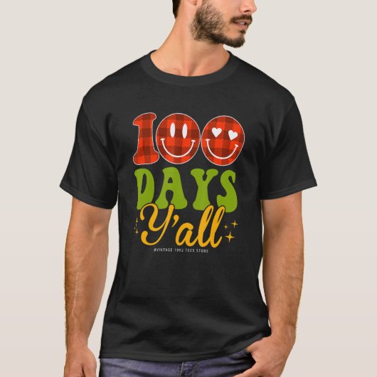 Groei 100 dagen schoolstudenten 100 Da T-shirt (Voorkant)
