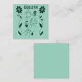 Groei - ASL Design Notitiekaartje (Voorkant / Achterkant)