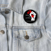 Groei Australië - badge Ronde Button 5,7 Cm (In situ)
