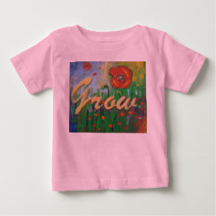 Groei Baby T-shirt met lange sleeves