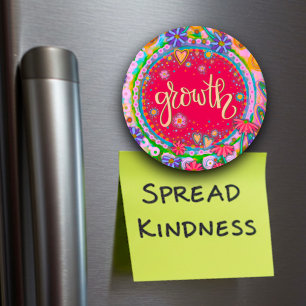 Groei Bloemen Inspirerend Inspirivity Magnet