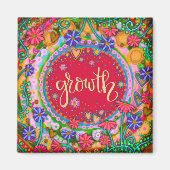 Groei Bloemen Inspirerend Inspirivity Magnet (Voorkant)