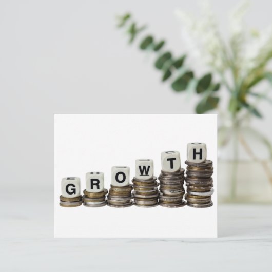 Groei Briefkaart (Staand voorkant)
