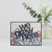 groei briefkaart (Staand voorkant)