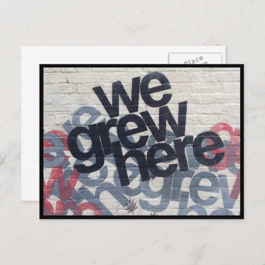 groei briefkaart (Voorkant / Achterkant)