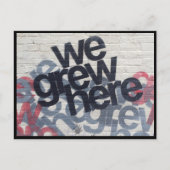 groei briefkaart (Voorkant)