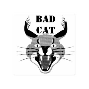 Groei Caracal Bad Cat Rubberstempel
