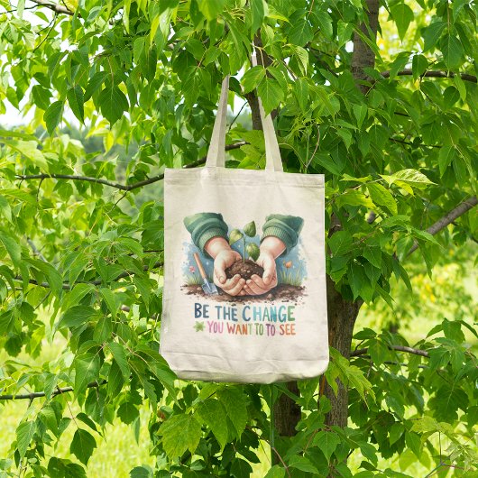 Groei cultiveren - Inspirerend milieuvriendelijk Tote Bag