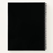 Groei Dagboek met Minimaal Borstel Kunst Notitieboek (Achterkant)