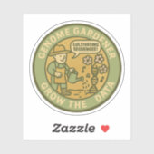 Groei de data die genomische bloei voedt sticker (Vel)
