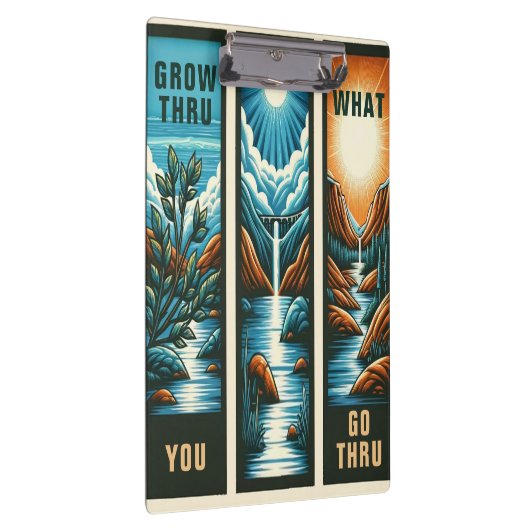 Groei door waar je bent klembord (Rechts)