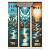 Groei door waar je bent klembord (Voorkant)