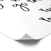 Groei door wat je door wilde bloem gaat poster (Hoek)