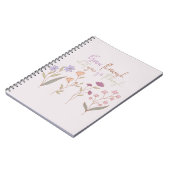 Groei door wat je doorloopt | Florals One Notitieboek (Linkerzijde)