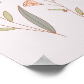 Groei door wat je doorloopt | Florals One Poster (Hoek)