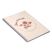 Groei door wat je doorloopt notitieboek (Rechterzijde)