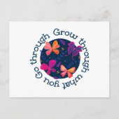 Groei door wat je doormaakt briefkaart (Voorkant)