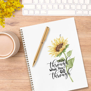 "Groei door wat je doormaakt" Journal Notitieboek