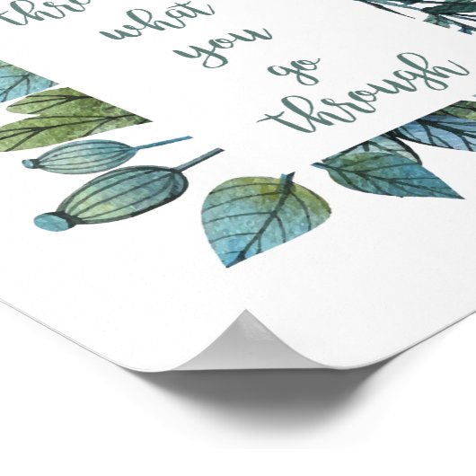 Groei door wat je doormaakt poster (Hoek)