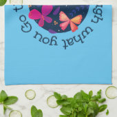 Groei door wat je doormaakt theedoek (Gevouwen)