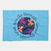 Groei door wat je doormaakt theedoek (Horizontaal)