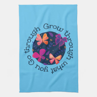 Groei door wat je doormaakt theedoek