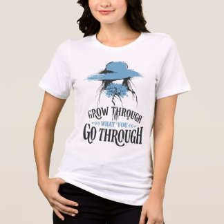 Groei door wat je meemaakt in bloemkunst Tri-Blend shirt