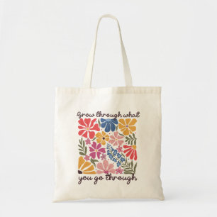 Groei Door Wat Je Meemaakt Quote Tote Bag